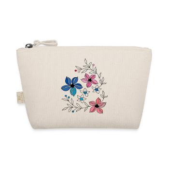 Blumenranke, Ornament - Bio-Täschchen - Natur - Vorne