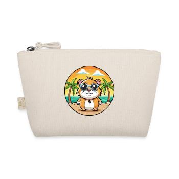 Cochon d’Inde Drôle Dessin Animé Plage Été Lunettes de soleil - Trousse biologique - nature - Devant