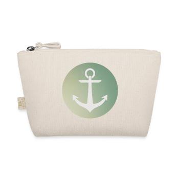 Anker Kreisrund / Anchor circular - Bio-Täschchen - Natur - Vorne