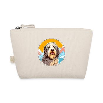 Katalanischer Schäferhund Hund Rasse Cartoon Kawaii Watercol - Bio-Täschchen - Natur - Vorne