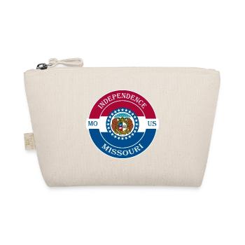 Unabhängigkeit Missouri Flagge USA Souvenir Abzeichen - Bio-Täschchen - Natur - Vorne