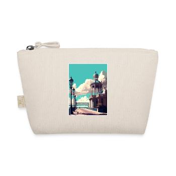 Brighton England Vintage Reiseposter Souvenir - Bio-Täschchen - Natur - Vorne