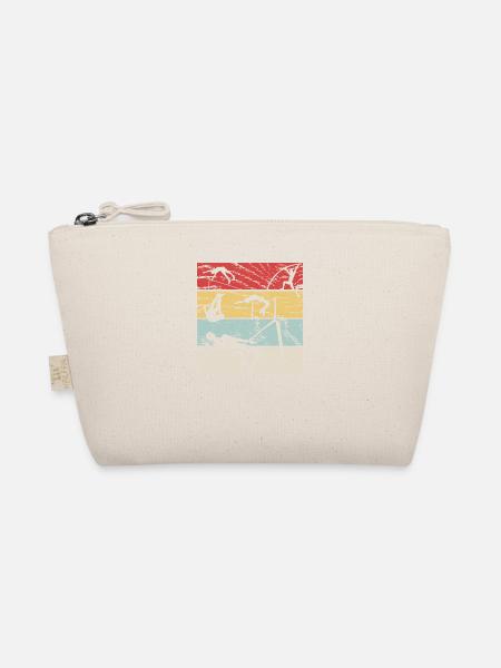 Hochsprung Retro - Bio-Täschchen - Natur