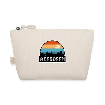 Aberdeen Schottland Flagge Skyline Reisesouvenir - Bio-Täschchen - Natur - Vorne