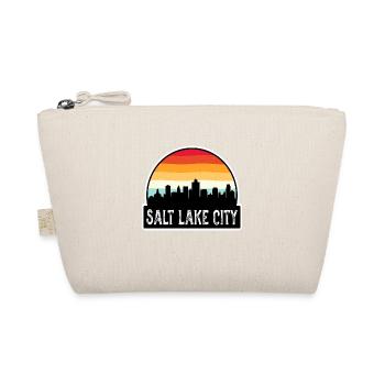 Salt Lake City, Utah, USA, Flagge, Skyline, Reisen, Souven - Bio-Täschchen - Natur - Vorne