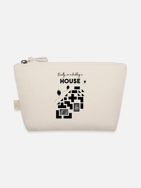 build a house black 2 - Bio-Täschchen - Natur