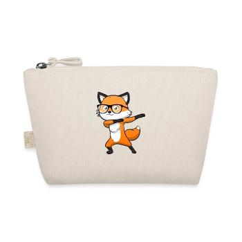 Fuchs Dab Dabbing Füchsin - Bio-Täschchen - Natur - Vorne
