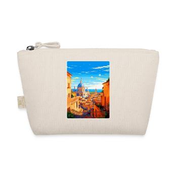 Rom Italien Vintage Reiseplakat Souvenir Souvenir - Bio-Täschchen - Natur - Vorne