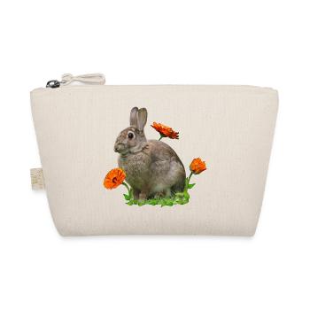 Hase Osterhase Ringelblume - Bio-Täschchen - Natur - Vorne