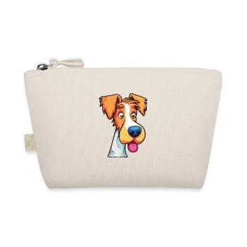 Foxterrier Glatte Hunderasse Karikatur Kawaii Illust - Bio-Täschchen - Natur - Vorne