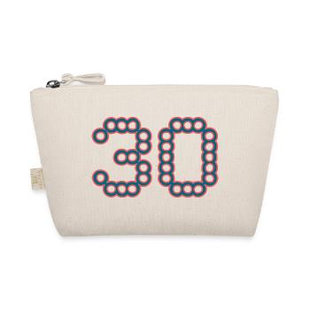 30. 30 YEARS. 30th ANNIVERSARY. 30 YEARS ANNIVERSARY. - Organic Pouch - nature - Front