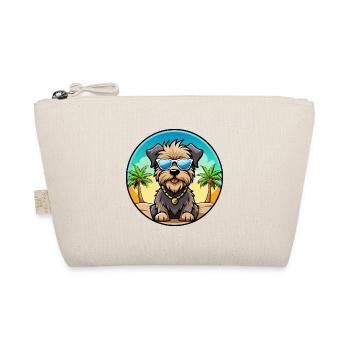 Bouvier Des Flandres Hunderasse Cartoon Sonnenbrille - Bio-Täschchen - Natur - Vorne