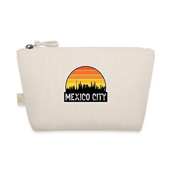 Mexiko-Stadt Mexiko-Flagge Skyline Reise-Souvenir - Bio-Täschchen - Natur - Vorne