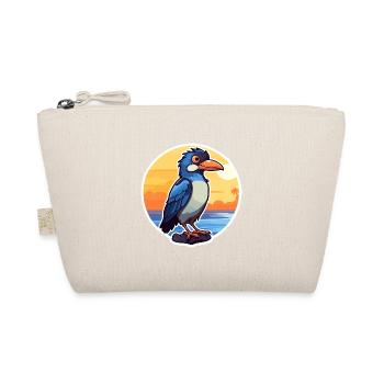 Jay Lustige Karikatur Kawaii Beach Illustration - Bio-Täschchen - Natur - Vorne
