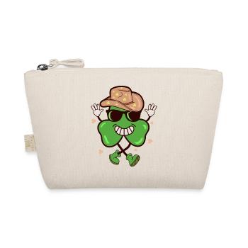 Ein glücklicher Cowboy Retro St Patty s Day - Bio-Täschchen - Natur - Vorne
