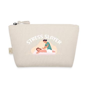 Stresstöter Massage-Therapeut Massage-Therapie - Bio-Täschchen - Natur - Vorne