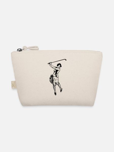 Golf - Golfen - Golfer - Bio-Täschchen - Natur