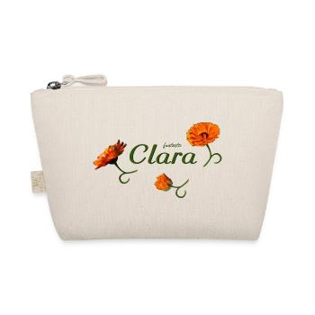 Clara Geburtstag Clara - Bio-Täschchen - Natur - Vorne
