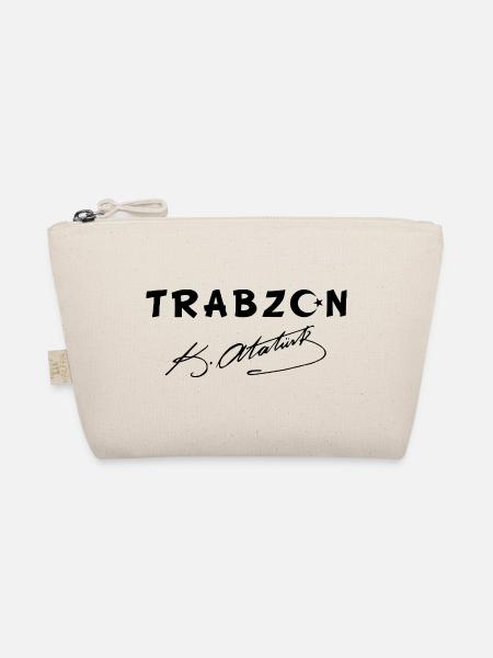 Trabzon Türkei Flagge Ata - Bio-Täschchen - Natur
