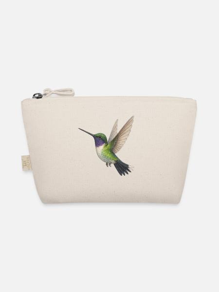 Smaragd-Kolibri mit violettem Glanz - Bio-Täschchen - Natur