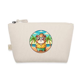Cochon d’Inde Drôle Dessin Animé Plage Été Lunettes de soleil - Trousse biologique - nature - Devant