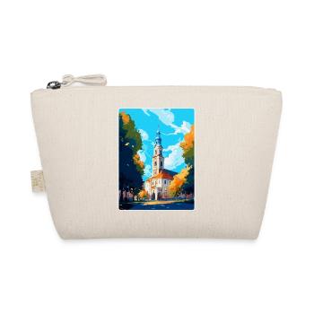 Bialystok Polen Vintage Reiseposter Wandkunst - Bio-Täschchen - Natur - Vorne