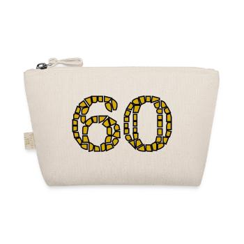 60. 60 ANS. 60e ANNIVERSAIRE. ANNIVERSAIRE 60 ANS. - Trousse biologique - nature - Devant