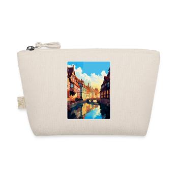 Colmar France Vintage Travel Poster WPA Souvenir - Organic Pouch - nature - Front