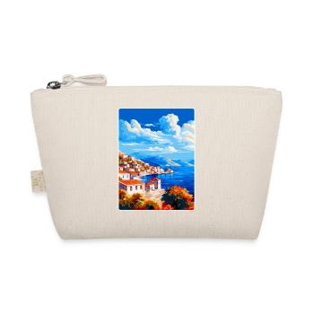 Hydra Greece Vintage Travel Poster WPA Souvenir - Organic Pouch - nature - Front