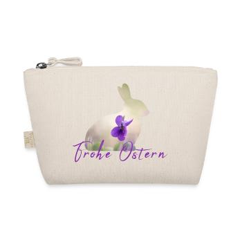 Ostern Frohe Ostern - Bio-Täschchen - Natur - Vorne