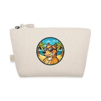 Cordoba Fighting Dog Breed Cartoon Sunglass Beach - Organic Pouch - nature - Front