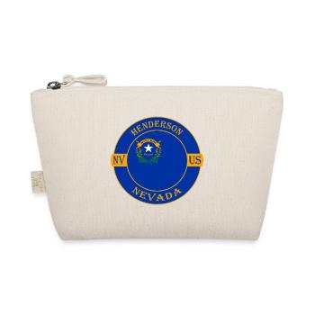 Henderson Nevada Flagge USA Reise Souvenir Abzeichen - Bio-Täschchen - Natur - Vorne