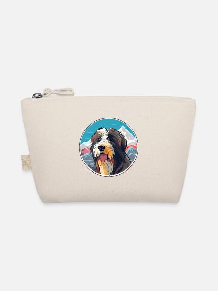 Rumänischer Schäferhund Hund Rasse Cartoon Kawaii Waterco - Bio-Täschchen - Natur