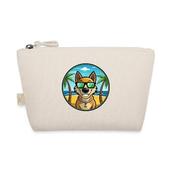 Alano Español Hunderasse Cartoon Sonnenbrille Strand - Bio-Täschchen - Natur - Vorne