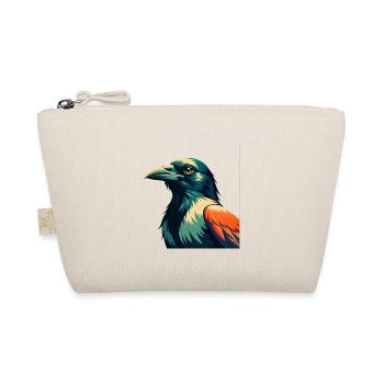 Crow Cartoon Character Colorful Pet Animal - Organic Pouch - nature - Front