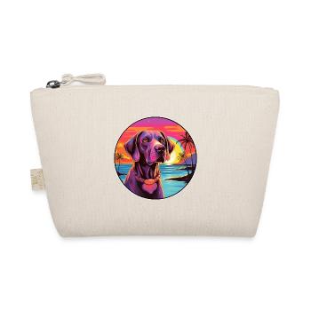 Bruno Jura Hund Rasse Bunte Karikatur Wasserc - Bio-Täschchen - Natur - Vorne