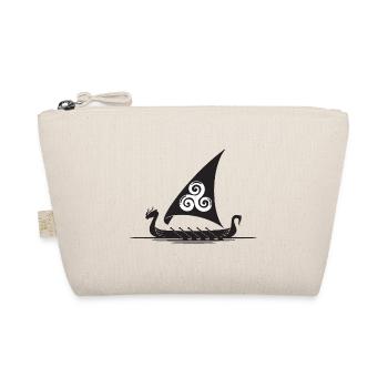 Voile de navire viking Triskel - Trousse biologique - nature - Devant
