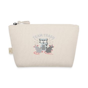 Team Trash Racoon Lover - Bio-Täschchen - Natur - Vorne