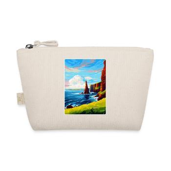 Duncansby Stacks Schottland UK Vintage Reiseposter - Bio-Täschchen - Natur - Vorne