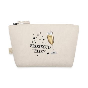 Prosecco Fairy - Sektglas mit Sternen - Bio-Täschchen - Natur - Vorne