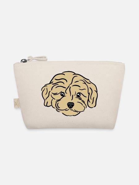 Doodle Puppy - Bio-Täschchen - Natur