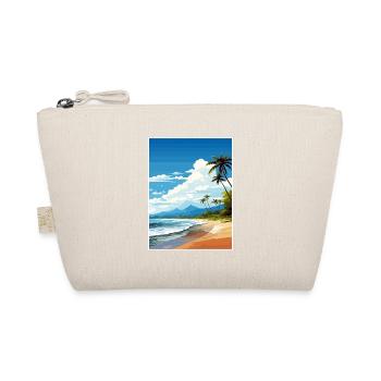 Playa Flamingo Costa Rica Vintage Reiseposter - Bio-Täschchen - Natur - Vorne