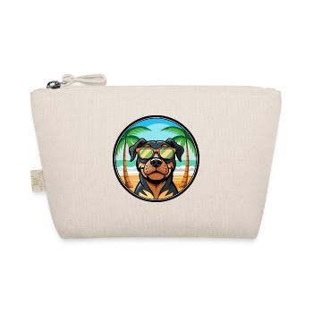 Rottweiler Chien Race Dessin Animé Lunettes De Soleil Plage - Trousse biologique - nature - Devant