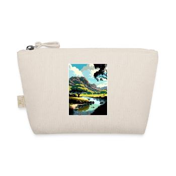 Malibu Creek Kalifornien Vintage Reiseposter WPA - Bio-Täschchen - Natur - Vorne