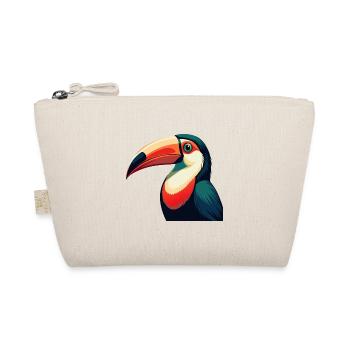 Toucan Cartoon Character Colorful Pet Animal - Organic Pouch - nature - Front