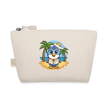 Pinguin Lustige Cartoon Sommer Strand Sonnenbrille - Bio-Täschchen - Natur - Vorne