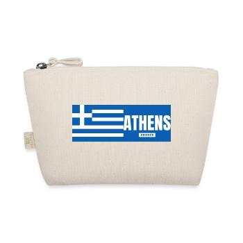 Athens City with Greek Flag - Organic Pouch - nature - Front