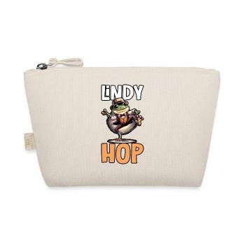 Lindy Hop Tänzer Swinging Dancing Swing Dance - Bio-Täschchen - Natur - Vorne