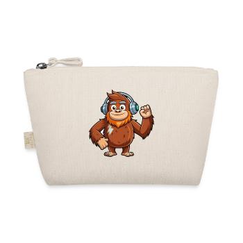 Big Foot Funny Cartoon Character Musique de casque - Trousse biologique - nature - Devant