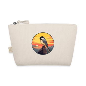 Meisenvogel Buntes Aquarell Cartoon Kawaii Tier - Bio-Täschchen - Natur - Vorne